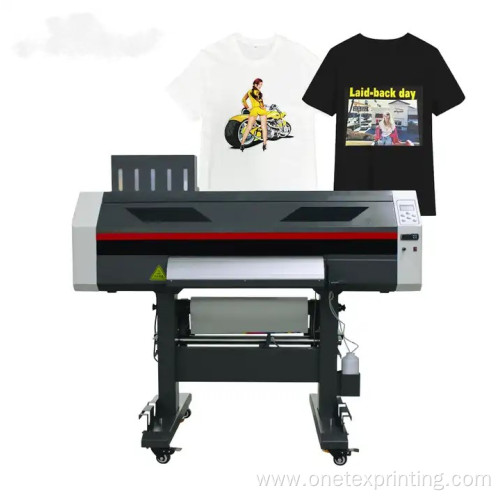 Clothes Printer T SHIRT Digital DTF printer with Powder Shaking Machine